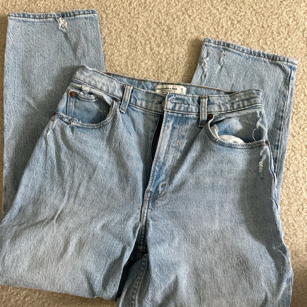 Abercrombie & Fitch 90s Straight Jean Curve Love